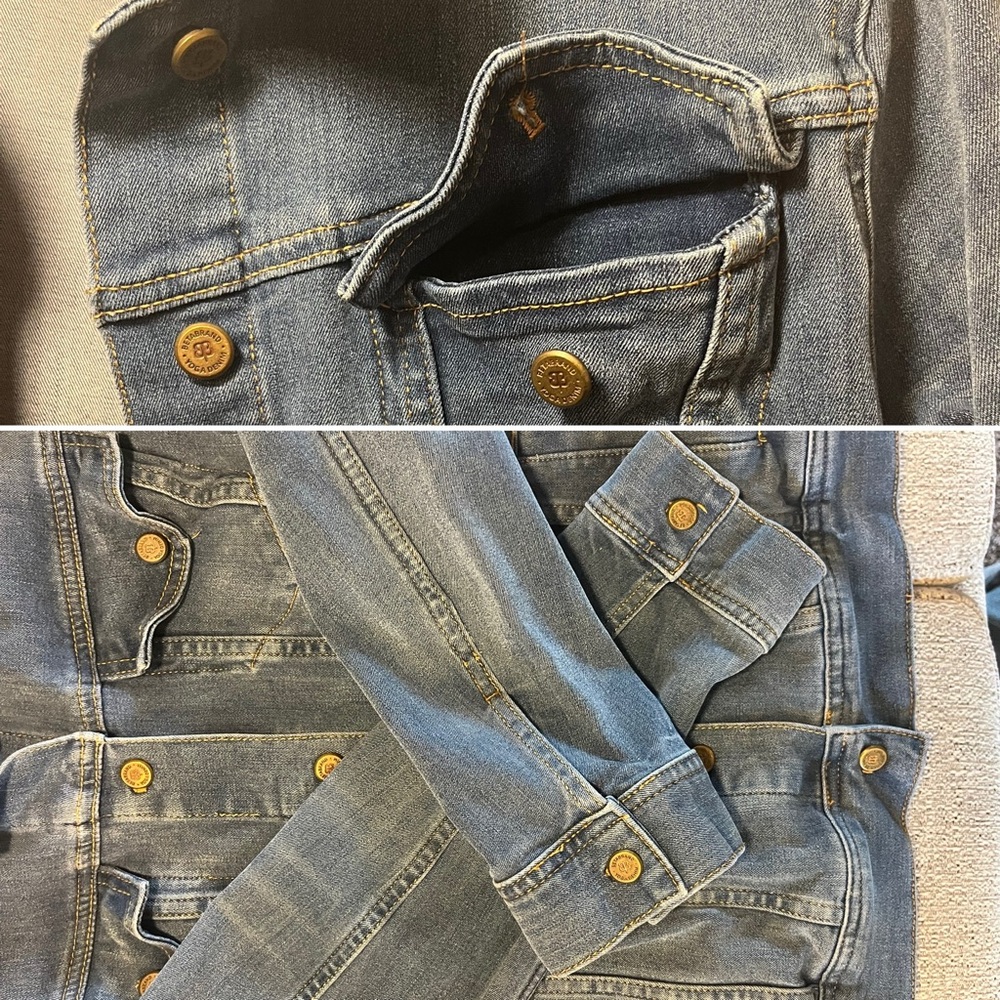 Betabrand Classic Blue Jean Jacket - Picture 3 of 6